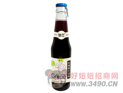 傣恋玫瑰蜜红葡萄汁饮料275ml