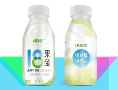 18种果蔬汁发酵奶乳酸菌低糖型绿350ml